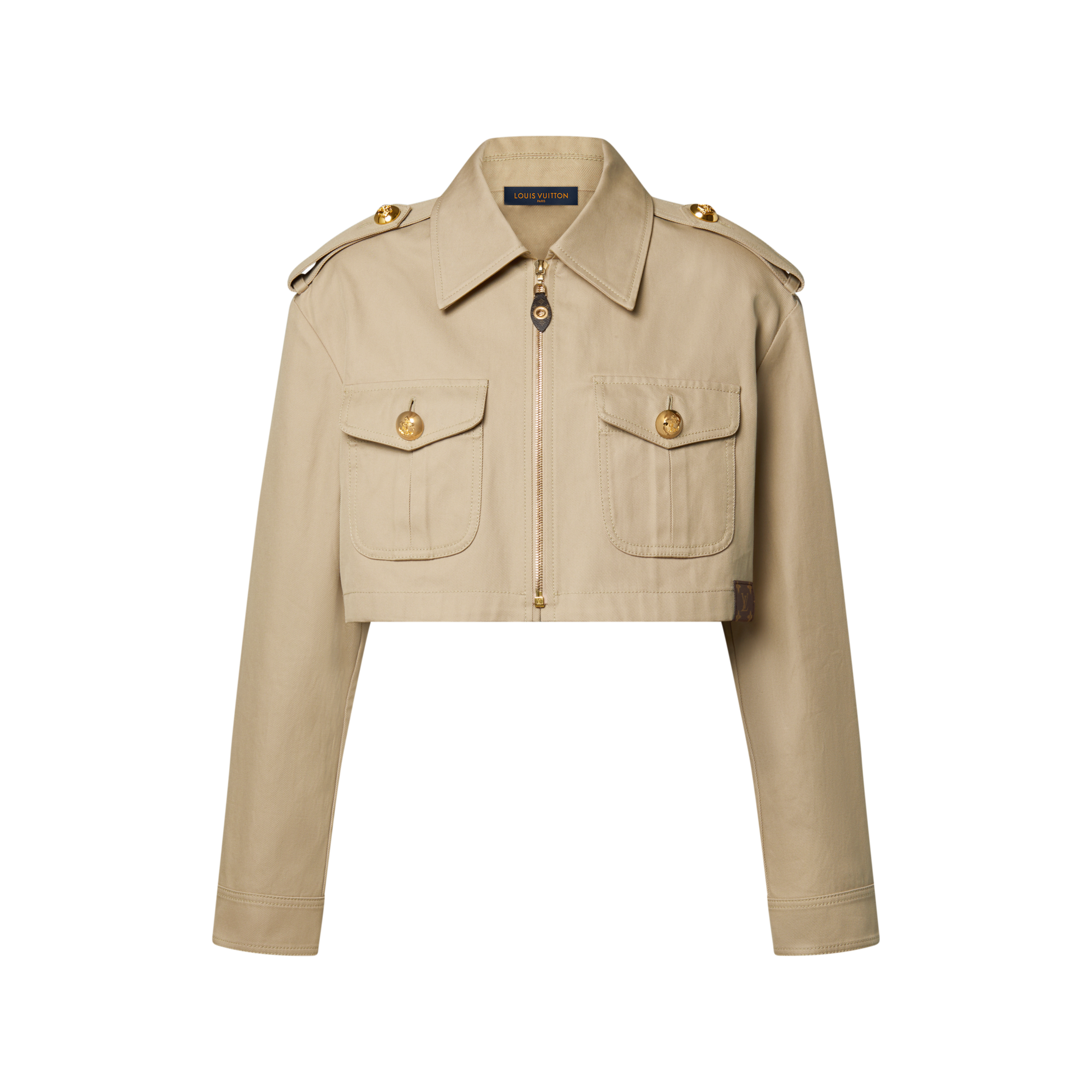 Cropped Epaulette Jacket - Women - Ready-to-Wear | LOUIS VUITTON ®